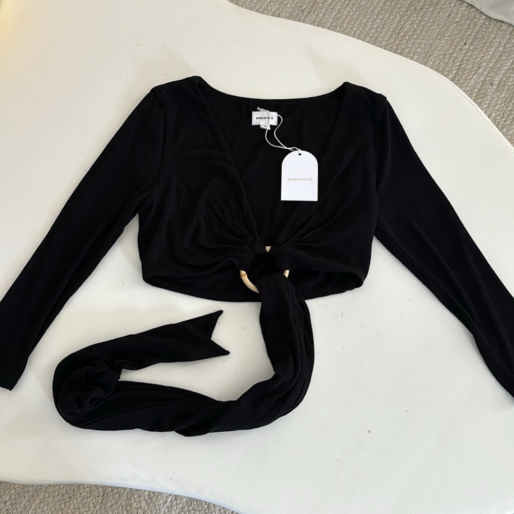 New song of style Eileen Top in Black size XS - Picture 9 of 9